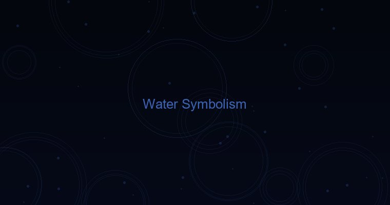 Water symbolism in Chinese dream interpretation