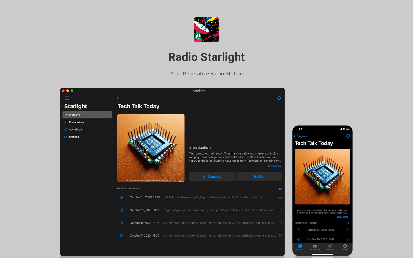 Radio Starlight插图