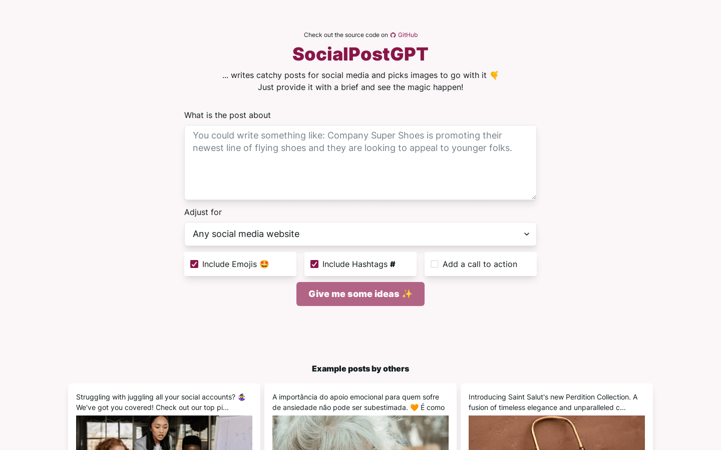 SocialPostGPT插图