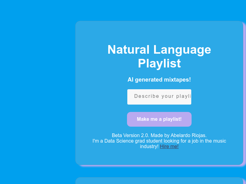 Natural Language Playlist插图