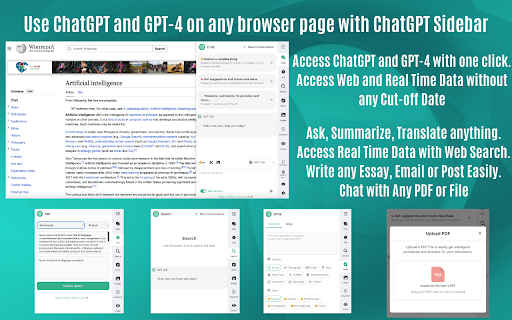 ChatGPT Sidebar & GPT-4 Vision&Gemini|AITOPIA插图