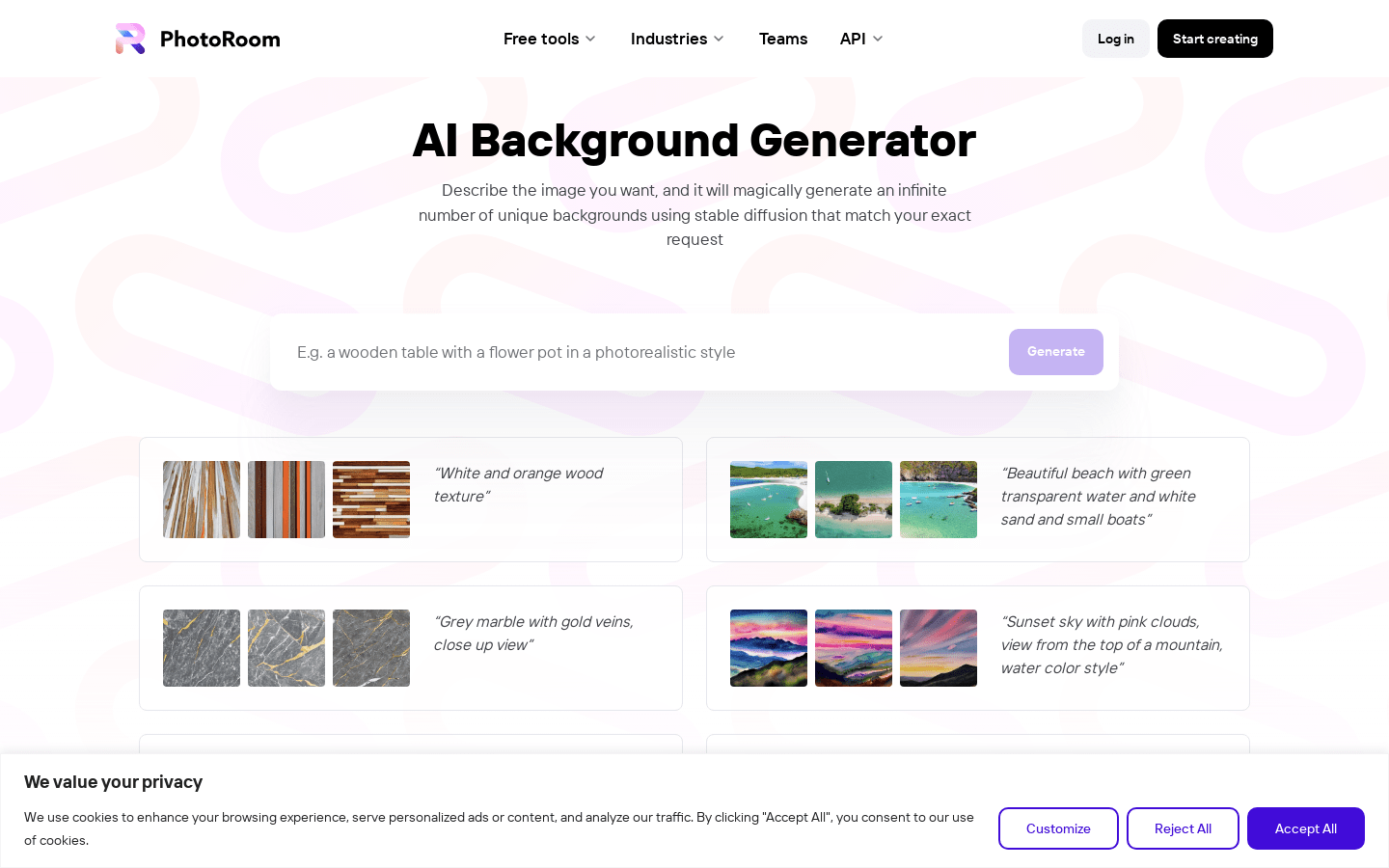 AI Background Generator-龙跃AI