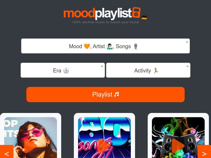 Moodplaylist – AI Powered Playlists插图