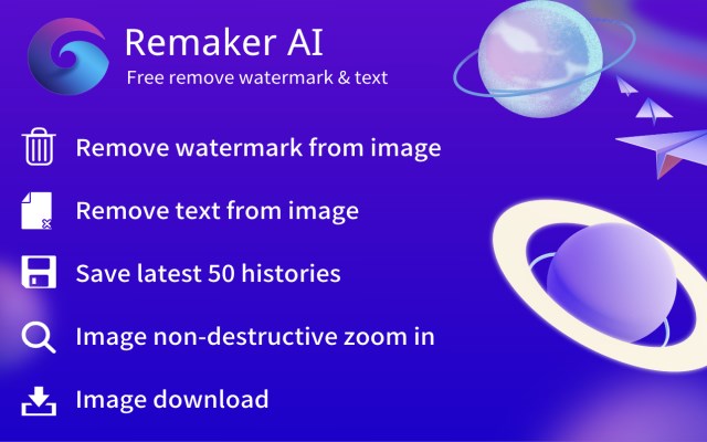 Remaker AI – Free remove watermark & text-龙跃AI