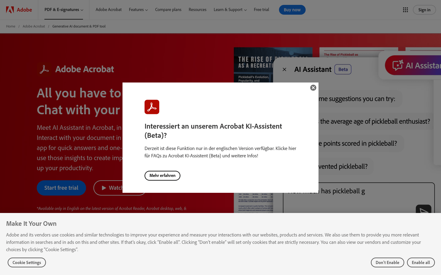 Adobe Acrobat AI Assistant-龙跃AI