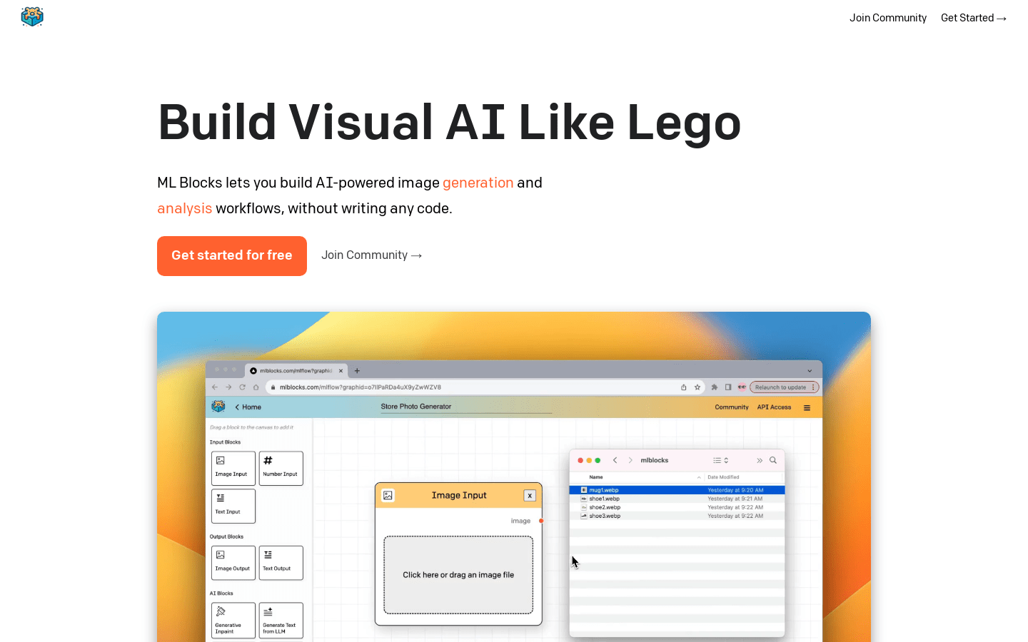 ML Blocks-龙跃AI