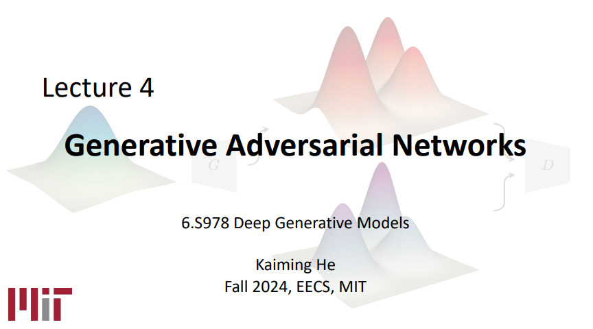 教授何恺明在MIT的第二门课——《深度生成模型》，讲座PPT陆续已出插图8