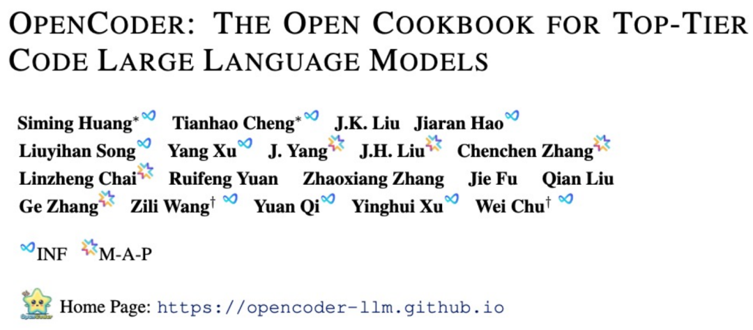 完全开源的代码大模型OpenCoder来了，跻身性能第一梯队插图