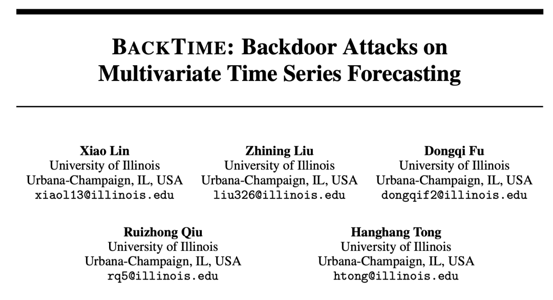 NeurIPS 2024 Spotlight | 如何操纵时间序列预测结果？BackTime：全新的时间序列后门攻击范式插图