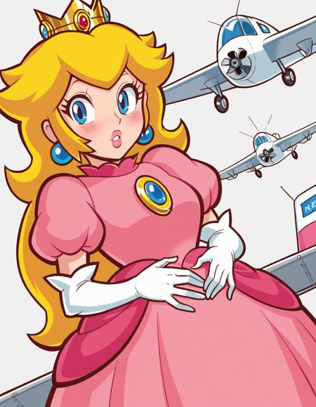 Princess Peach (ピーチ姫) – Super Mario Bros – COMMISSION-龙跃AI