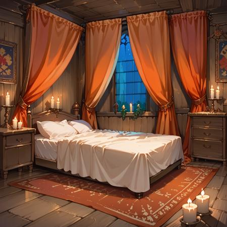 Medieval brothel Bedroom-龙跃AI