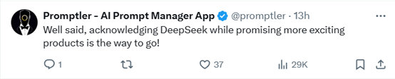 Sam Altman狂赞中国大模型DeepSeek，OpenAI有这对手很兴奋！插图1