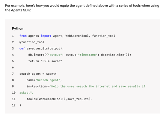 官方出品!OpenAI教你用Agent SDK,10分钟开发智能体插图7 官方出品!OpenAI教你用Agent SDK,10分钟开发智能体插图7