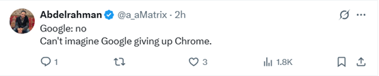 突发!OpenAI或将收购谷歌浏览器Chrome插图3 突发!OpenAI或将收购谷歌浏览器Chrome插图3